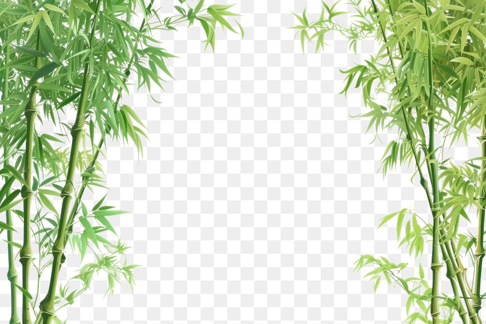PNG  Bamboo forest backgrounds plant white background.