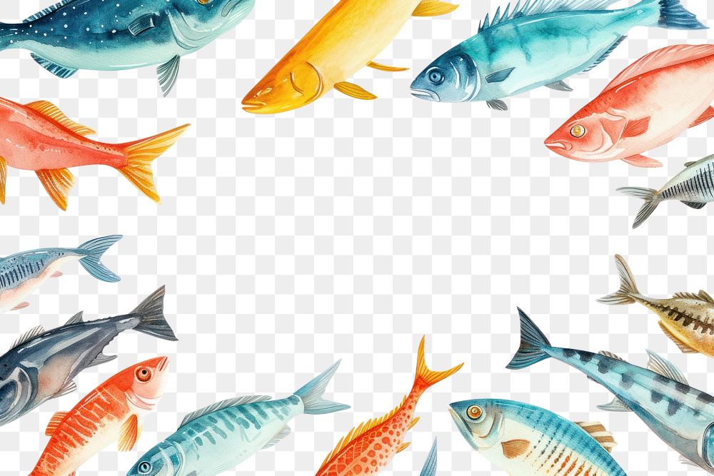 PNG  Fish backgrounds animal white background.