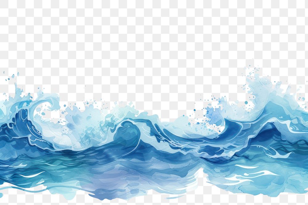 PNG  Sea wave backgrounds splattered copy space.