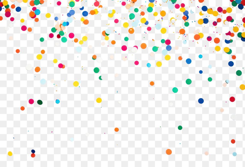 PNG  Confetti backgrounds celebration splattered. AI generated Image by rawpixel.
