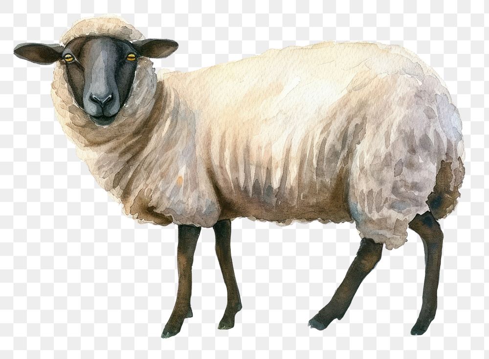 PNG  Sheep livestock animal mammal.