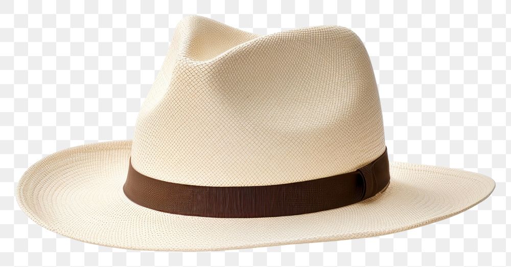 PNG Panama hat white background simplicity headwear.