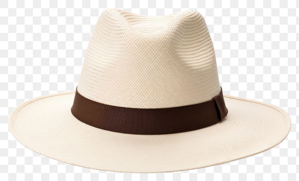 PNG Panama hat white background headwear sombrero.