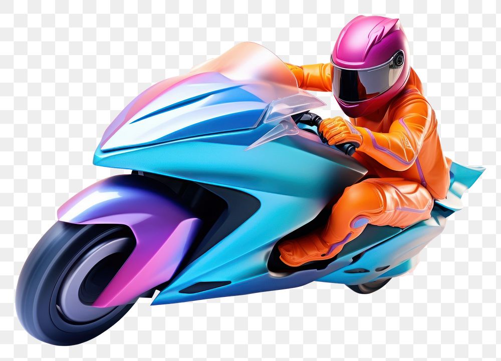 PNG Rider delivery motorbike motorcycle vehicle helmet.
