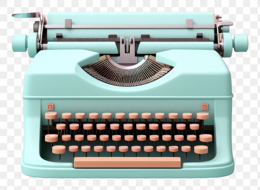 PNG Vintage typewriter correspondence electronics technology. AI generated Image by rawpixel.