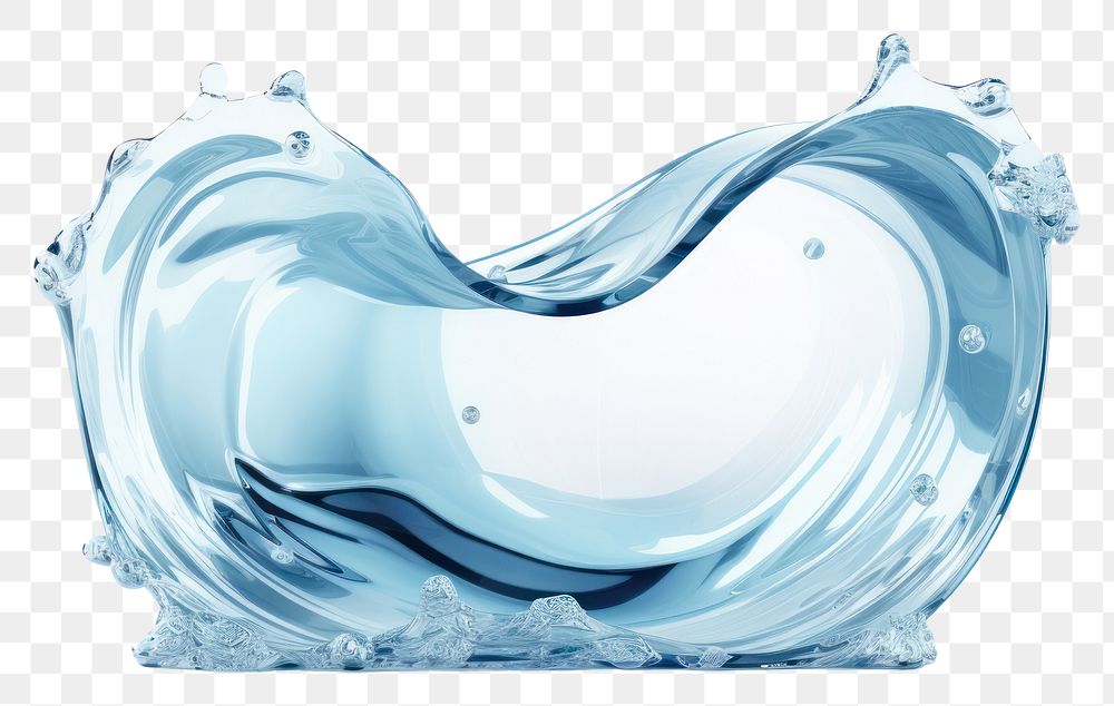 PNG Water wave blue white background.