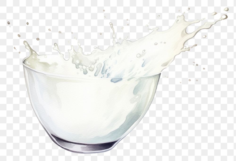 PNG Milk splash refreshment freshness splashing. AI generated Image by rawpixel.
