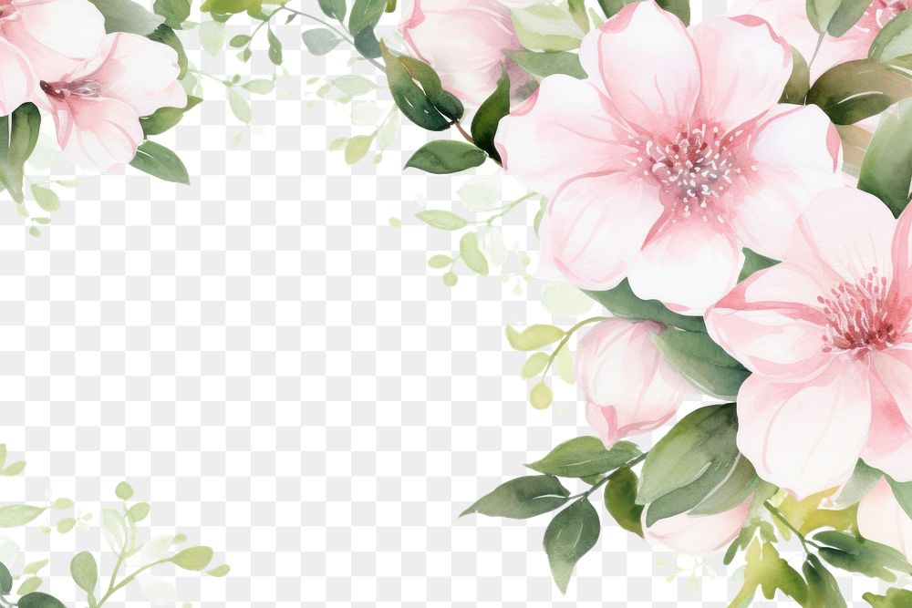 PNG Minimal white bouquet blossom pattern flower.
