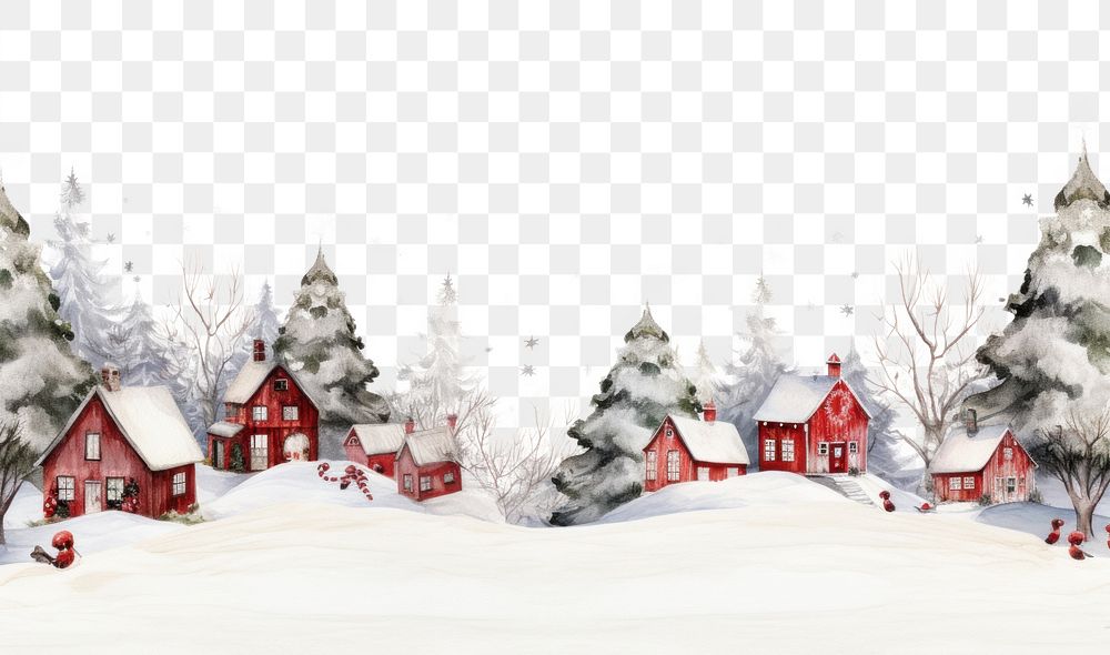 PNG Christmas border architecture building outdoors. AI generated Image by rawpixel.