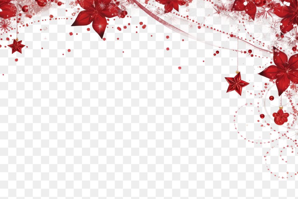 PNG Christmas theme border backgrounds pattern flower. AI generated Image by rawpixel.