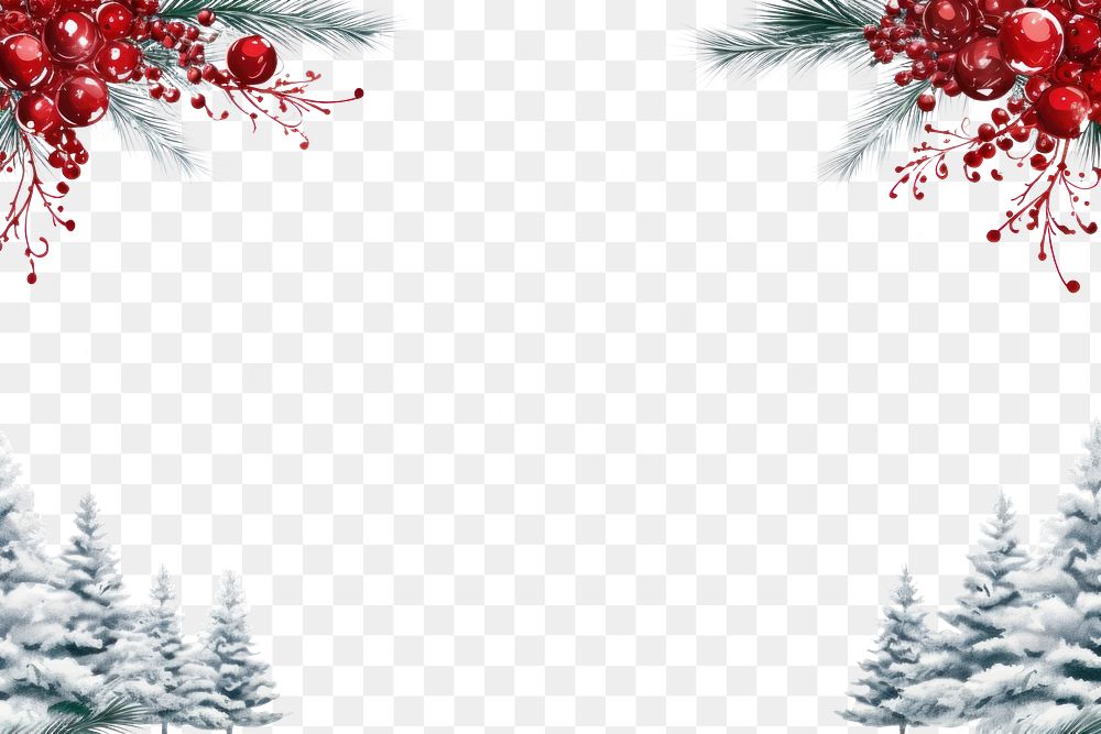 PNG Christmas theme border backgrounds outdoors nature. AI generated Image by rawpixel.