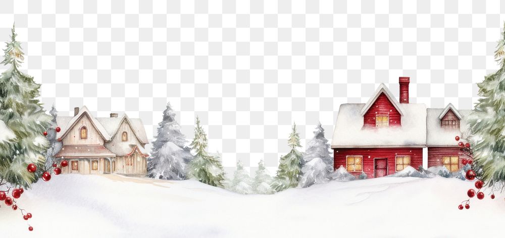 PNG  Christmas theme border architecture building outdoors. AI generated Image by rawpixel.