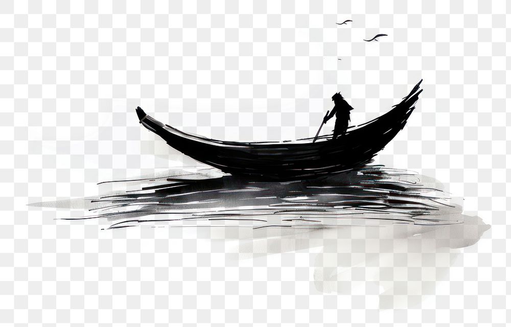PNG Boat boat silhouette vehicle. AI generated Image by rawpixel.