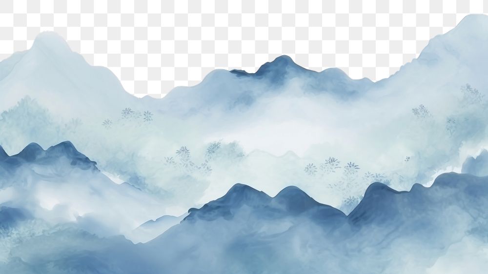 PNG Chinese Mountian and blue sky scenery landscape mountain outdoors. AI generated Image by rawpixel.