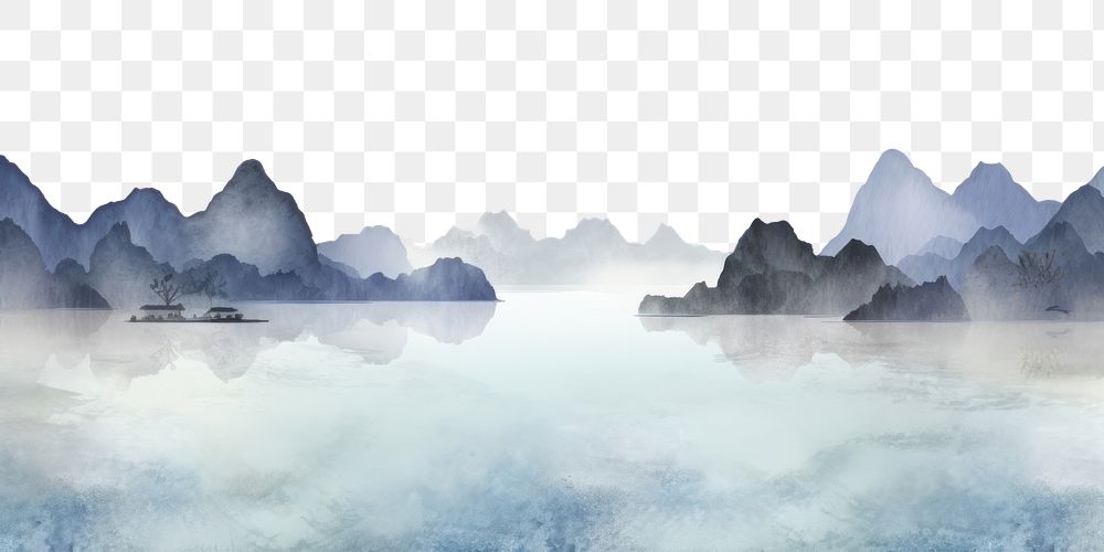 PNG Guilin of China scenery landscape panoramic mountain. AI generated Image by rawpixel.