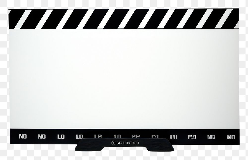 PNG Film Slate television white white background.