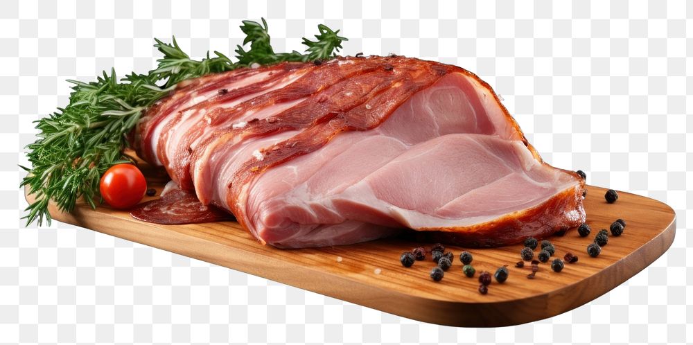 PNG Ham meat pork food.