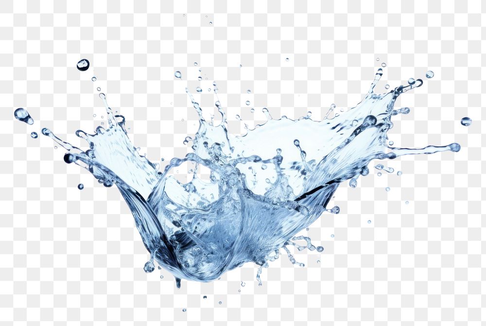 PNG  Water splash isolated backgrounds white background refreshment