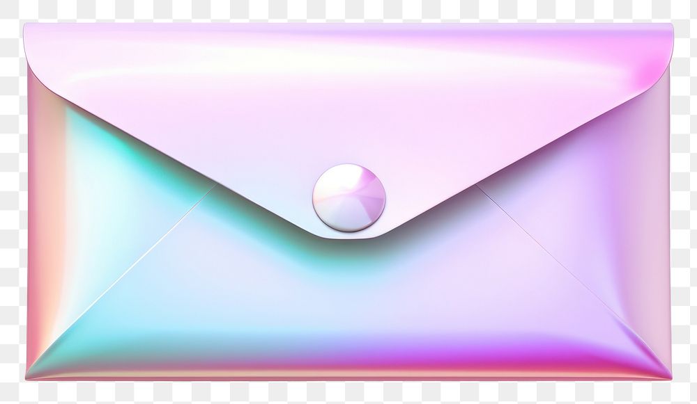 PNG A 3D envelope white background letterbox gemstone.