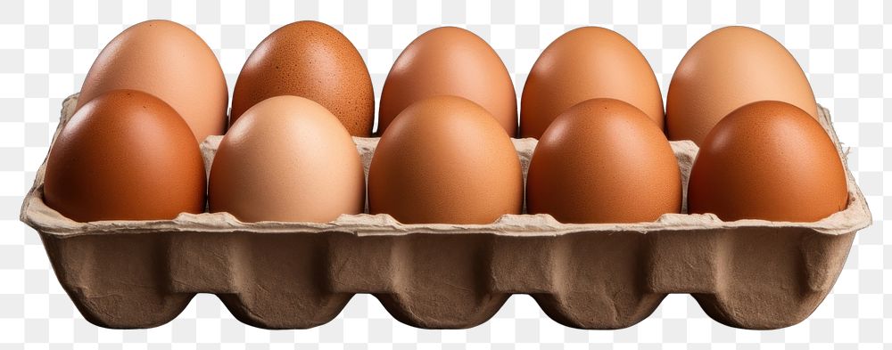 PNG  Cardboard container egg food simplicity. AI generated Image by rawpixel.