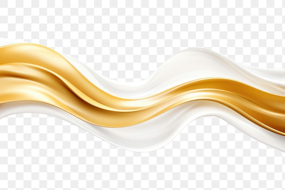 PNG Gold ribbon shape white backgrounds.