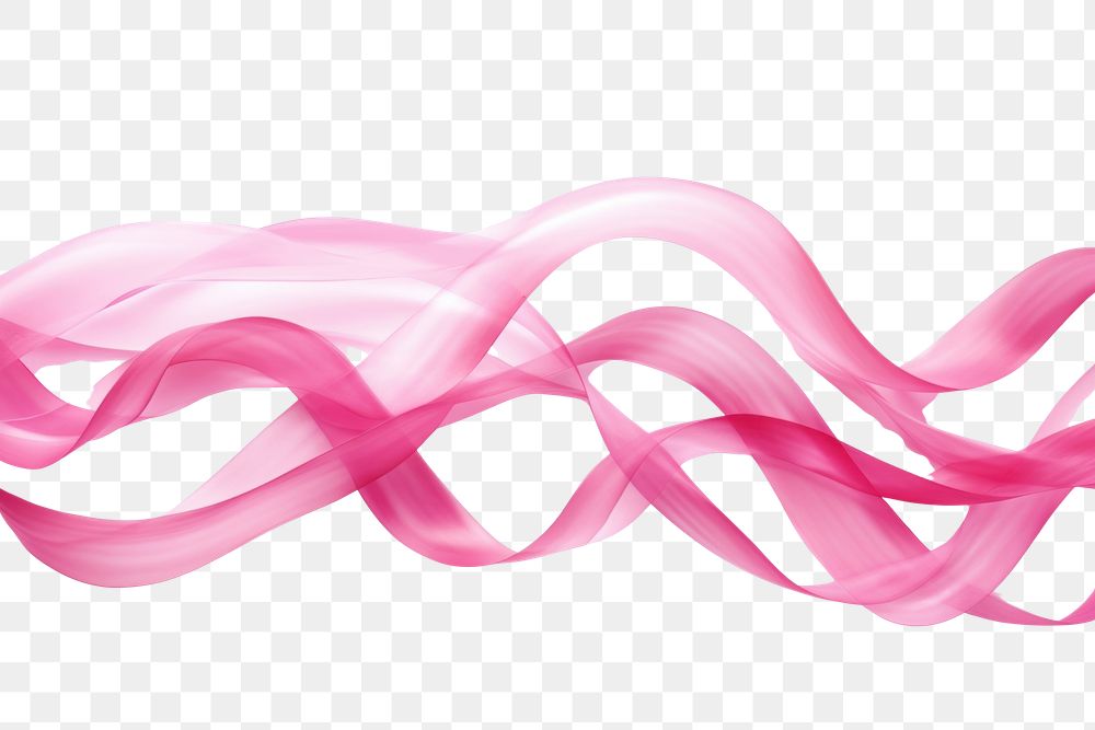 PNG Pink ribbon shape smoke backgrounds.