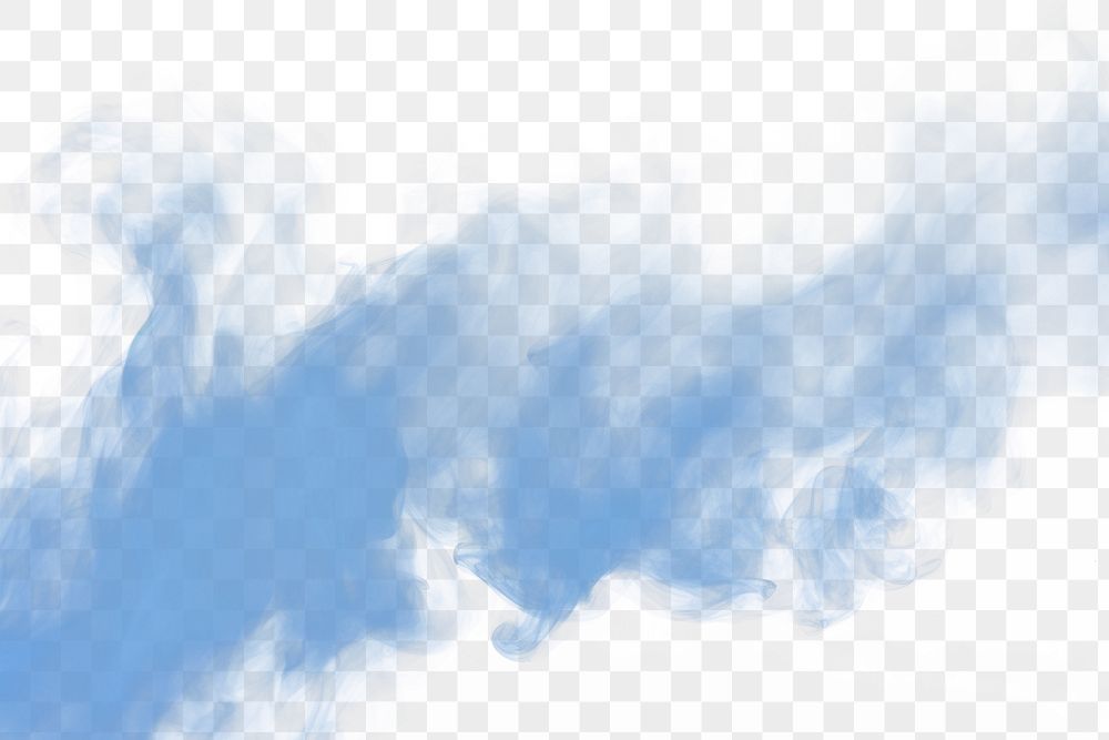 PNG  Blue fog effect smoke backgrounds black background. AI generated Image by rawpixel.