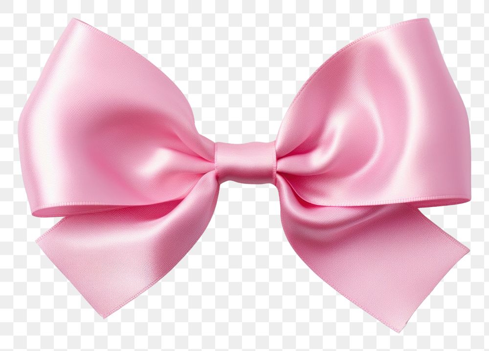PNG Pink bow white background celebration accessories