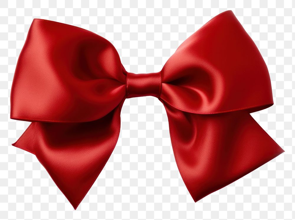 PNG Red bow white background celebration accessories. AI generated Image by rawpixel.