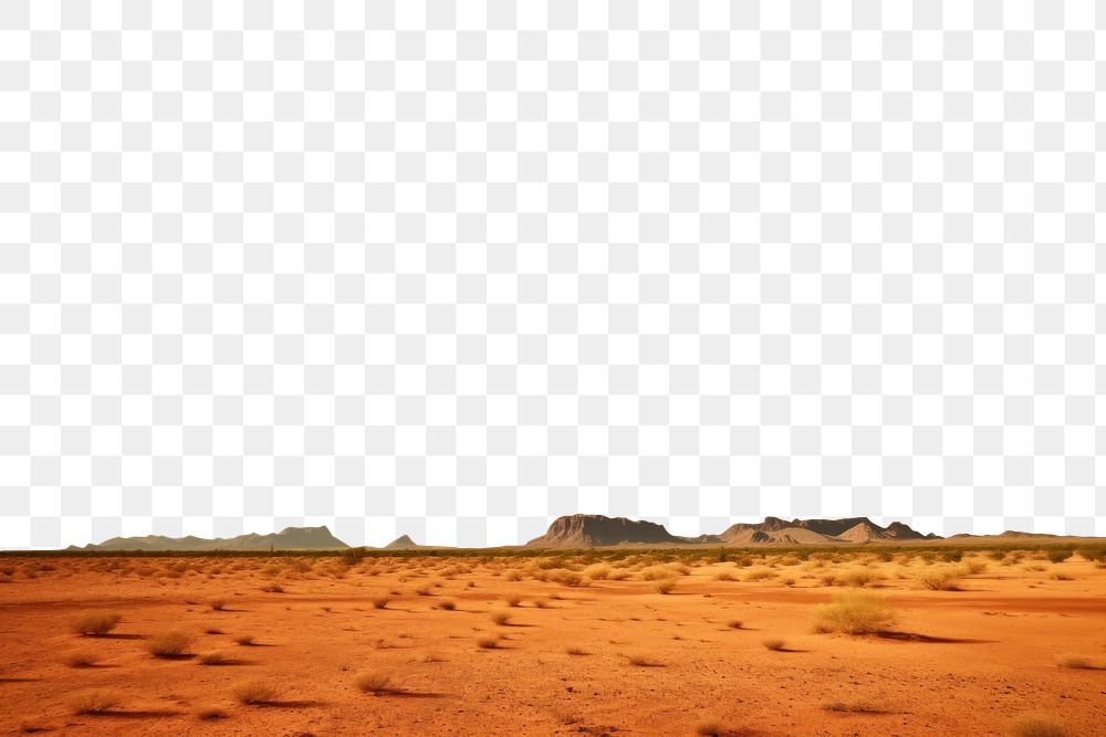 PNG Desert weather landscape outdoors horizon. AI generated Image by rawpixel.