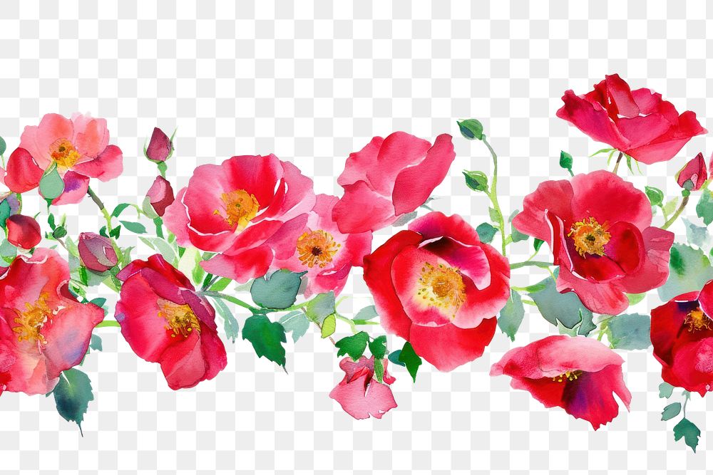 PNG Blooming redroses garden flower nature petal
