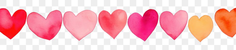 PNG Pink hearts backgrounds white background celebration.