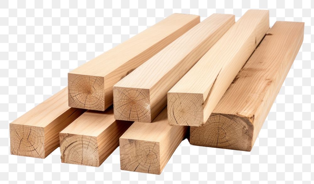 PNG  Cut oak planks wood hardwood lumber.