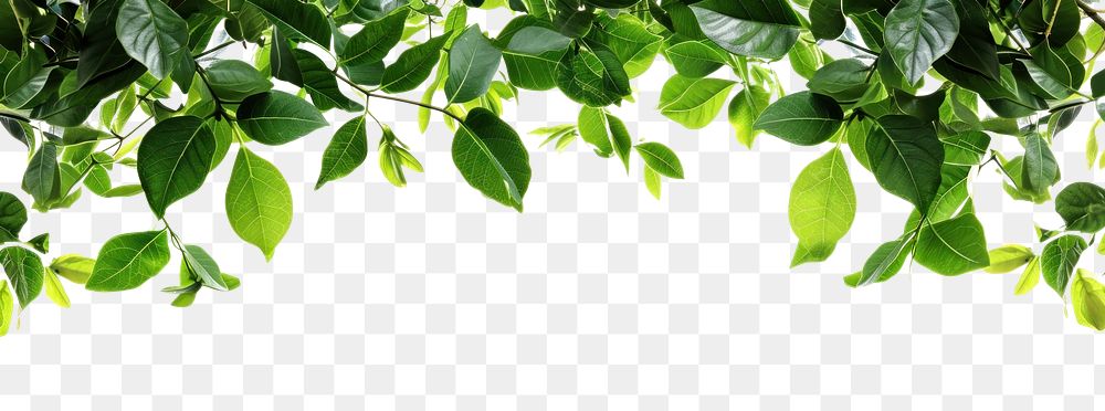 PNG Green leaves backgrounds outdoors plant.