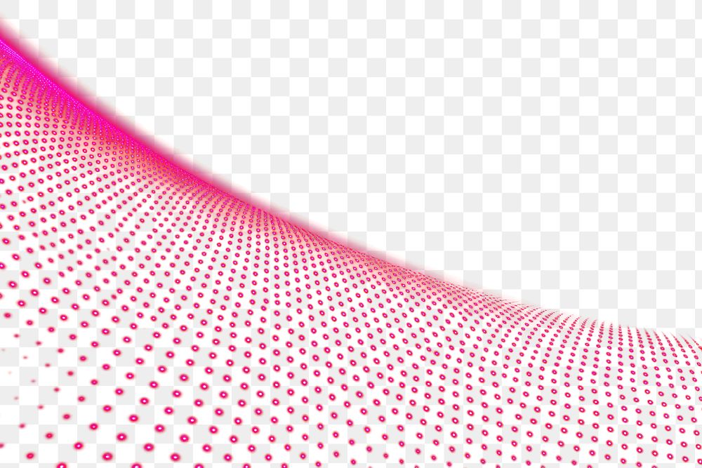 PNG Pink technology light effect halftone neon.