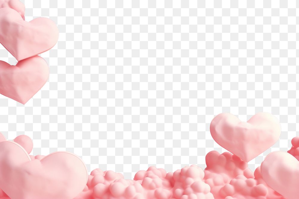 PNG  Paper hearts backgrounds pink pink background. AI generated Image by rawpixel.