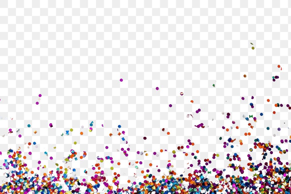 PNG Confetti backgrounds party line