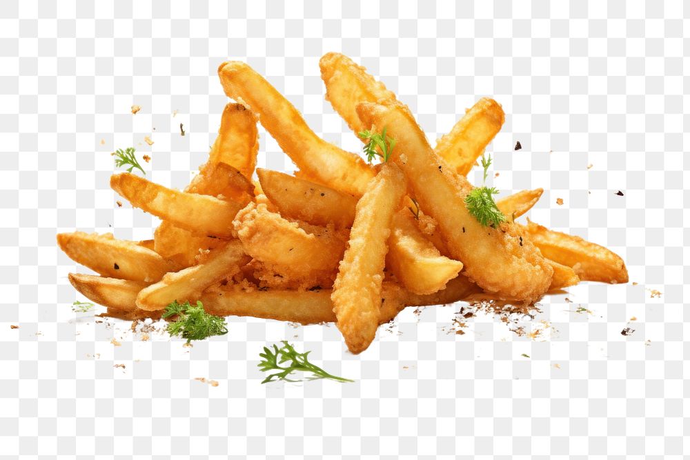 PNG French fried fries food white background.