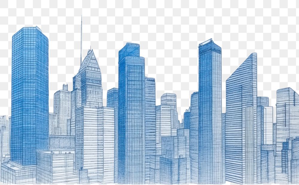 PNG  Drawing cityscape architecture metropolis skyscraper.