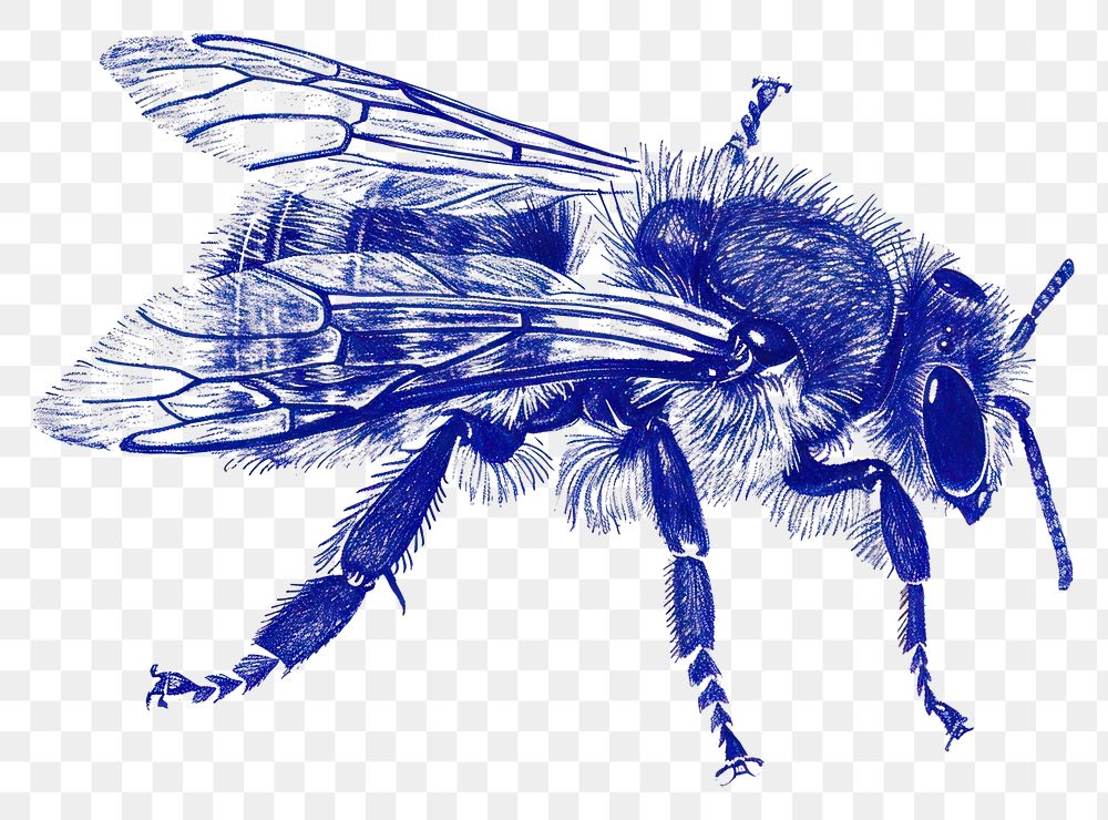 PNG  Drawing bee animal insect sketch.
