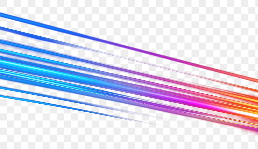 PNG Technology light effect stripe line colorful backgrounds.