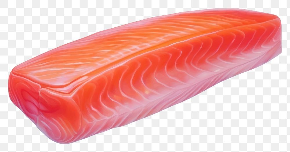 PNG  Surrealistic painting of salmon seafood freshness meat.