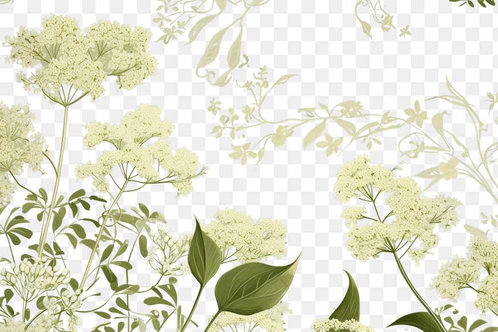 PNG Coriander flower wallpaper pattern plant.
