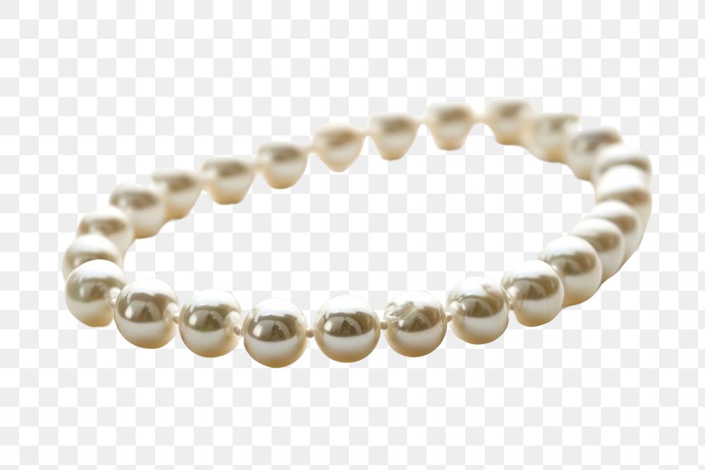 PNG Pearl necklace pearl bracelet jewelry.