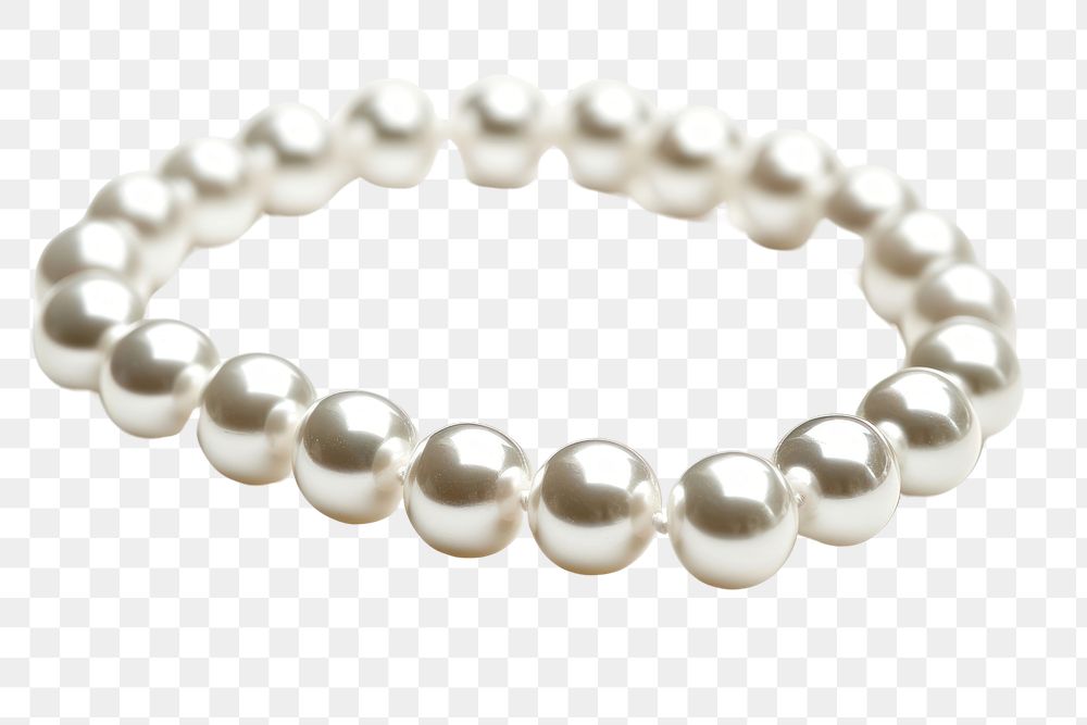 PNG Pearl necklace pearl bracelet jewelry.