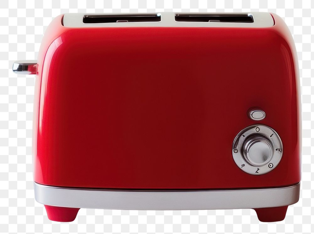 PNG A red retro minimal toaster appliance small appliance technology.