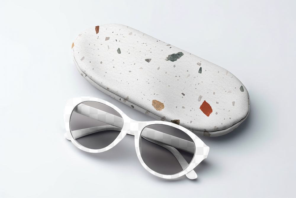 Sunglasses png mockup, transparent design