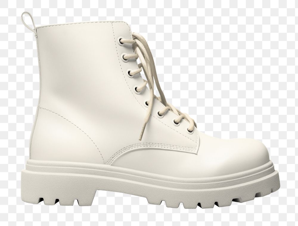 PNG off-white combat boots, transparent background