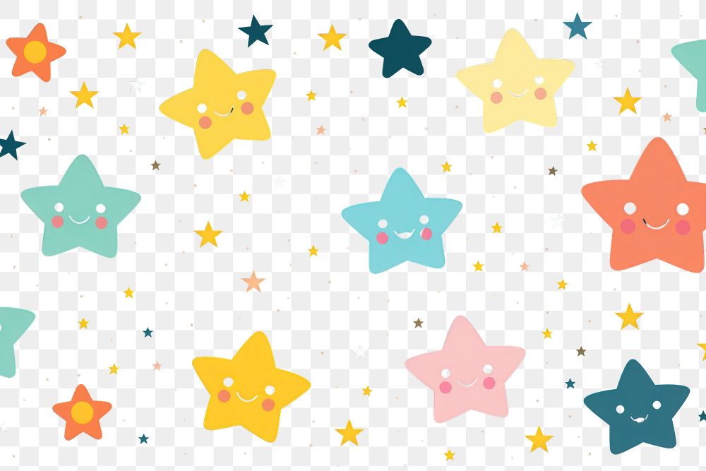 PNG Stars backgrounds pattern cartoon. AI generated Image by rawpixel.
