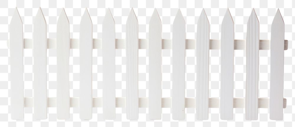 PNG  White artificial wooden picket outdoors fence white